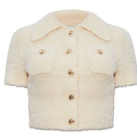 Self-Portrait Knitted Cropped Top Size XS - Picture 2 of 7